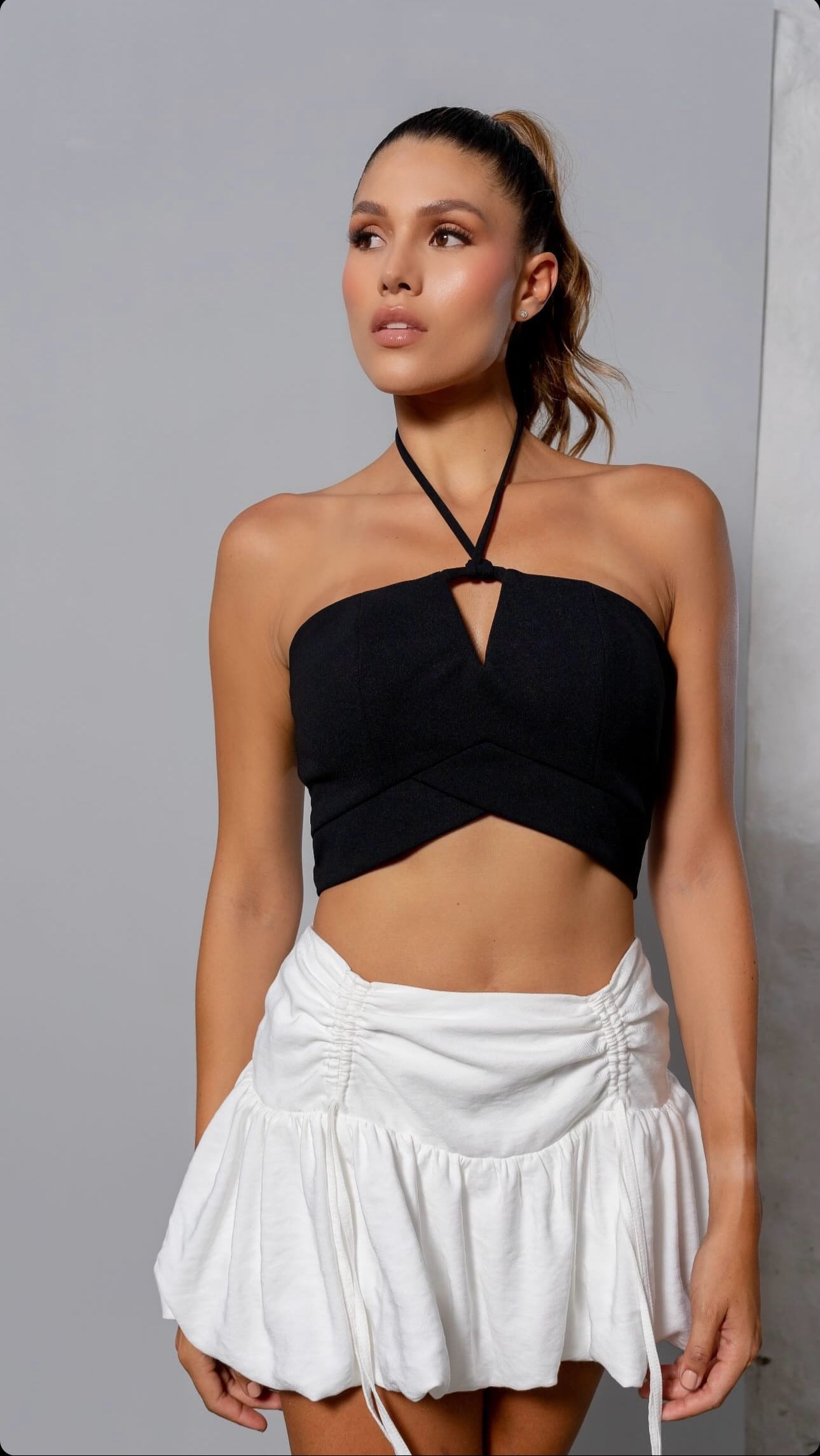 BALLOON MINI SKIRT image 1